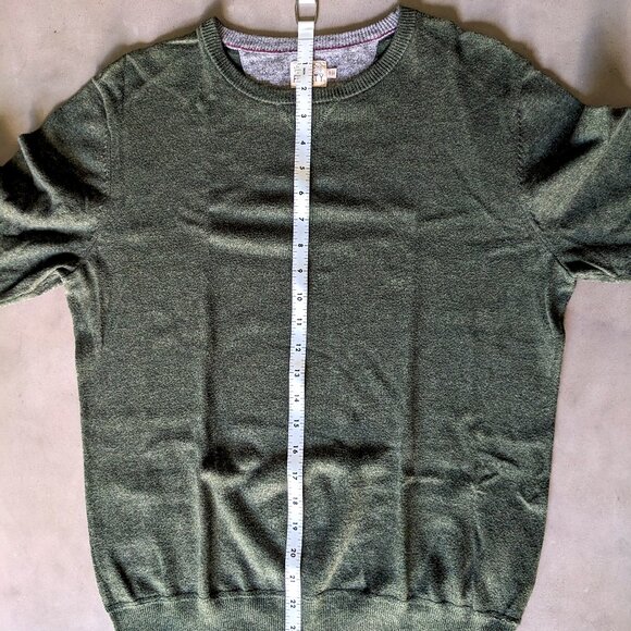 Faherty - Sconset Crew Sweater - Spruce Heather - Small - Picture 16 of 16